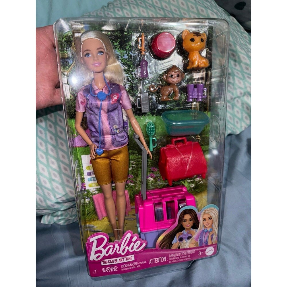 Barbie Animal Rescue & Recovery Playset with Blonde Doll